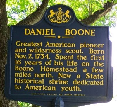 Daniel Boone Marker image. Click for full size.