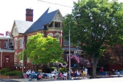 The Elks Home and Marker. Click for full size. The Elks Home and Marker image. Click for full size.