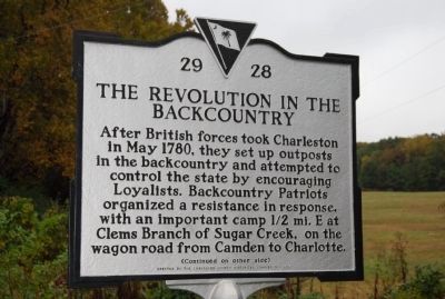 The Revolution in the Backcountry Marker image. Click for full size.