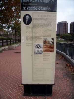 Historic Canals Marker. Click for full size. Historic Canals Marker image. Click for full size.