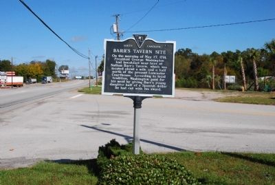 Barr's Tavern Site Marker image. Click for full size.