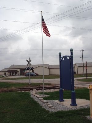 Obverse Side - - Railroads Bring Change Marker. Click for full size. Obverse Side - - Railroads Bring Change Marker image. Click for full size.