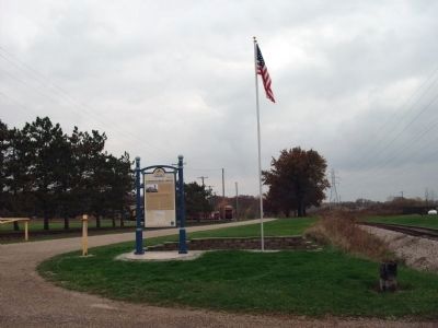 Long View - - Railroads Bring Change Marker. Click for full size. Long View - - Railroads Bring Change Marker image. Click for full size.