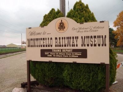 Railroad Museum - Sign image. Click for full size.