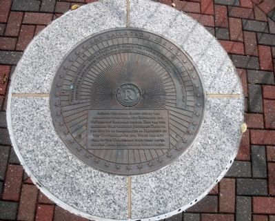 R&P Railroad Piers Marker. Click for full size. R&P Railroad Piers Marker image. Click for full size.