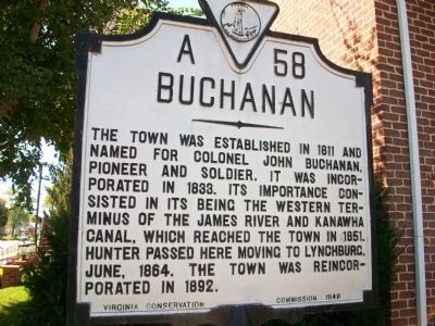 Buchanan Marker image. Click for full size.