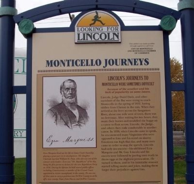 Top Section - - Monticello Journeys Marker. Click for full size. Top Section - - Monticello Journeys Marker image. Click for full size.