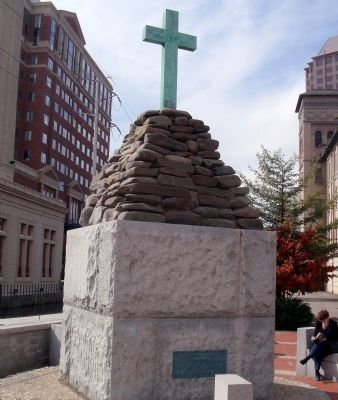 Christopher Newport Monument. Click for full size. Christopher Newport Monument image. Click for full size.