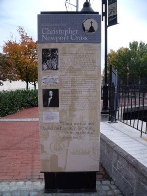 Christopher Newport Cross Marker image. Click for full size.