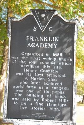 Franklin Academy Marker image. Click for full size.