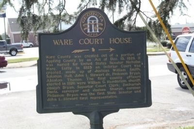 Ware Court House Marker image. Click for full size.