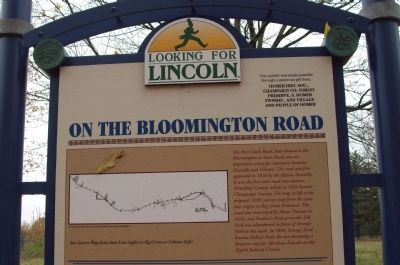 Top Section - - On The Bloomington Road / Marker - Side image. Click for full size.