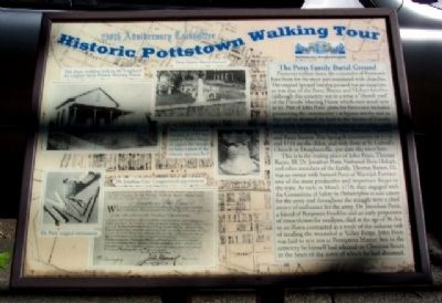The Potts Family Burial Ground Marker. Click for full size. The Potts Family Burial Ground Marker image. Click for full size.