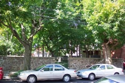 The Potts Burial Ground and Marker. Click for full size. The Potts Burial Ground and Marker image. Click for full size.