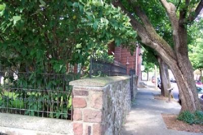 The Potts Burial Ground and Marker. Click for full size. The Potts Burial Ground and Marker image. Click for full size.