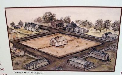 Close-up Photo - - "Water-color" of Second Courthouse - 1856-1903. Click for full size. Close-up Photo - - "Water-color" of Second Courthouse - 1856-1903 image. Click for full size.