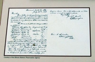 Close-up Photo - - Copy of Douglas' Letter image. Click for full size.
