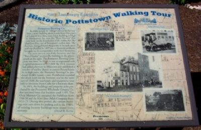 Pottstown Brewing Co. Marker. Click for full size. Pottstown Brewing Co. Marker image. Click for full size.