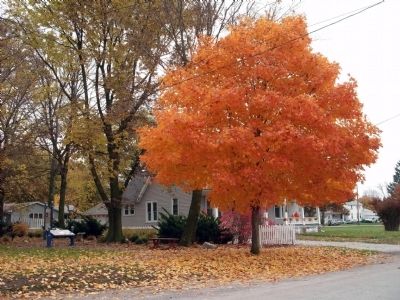 Fall Colors - & - Douglas - Lincoln Debates Marker image. Click for full size.