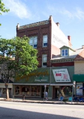 Weitzenkorn's Clothiers and Marker image. Click for full size.