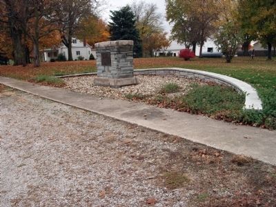 Looking South West - - Lincoln - Douglas Marker. Click for full size. Looking South West - - Lincoln - Douglas Marker image. Click for full size.