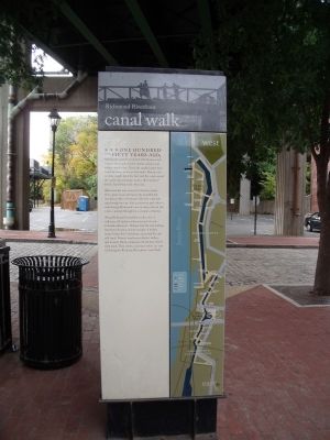 Canal Walk Marker. Click for full size. Canal Walk Marker image. Click for full size.