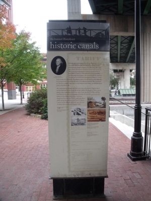 Historic Canals Marker. Click for full size. Historic Canals Marker image. Click for full size.