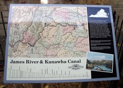 James River & Kanawha Canal Marker. Click for full size. James River & Kanawha Canal Marker image. Click for full size.