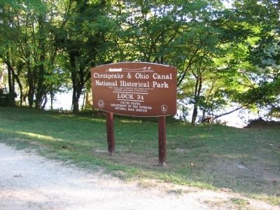 Lock 34 Sign. Click for full size. Lock 34 Sign image. Click for full size.