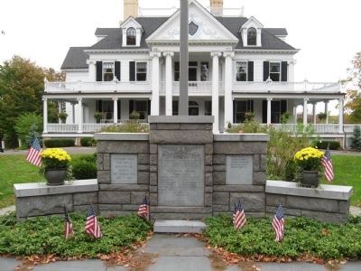 Ridgefield Veterans Memorial. Click for full size. Ridgefield Veterans Memorial image. Click for full size.