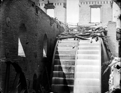 Richmond, Virginia. Ruins of Gallego Mills. Interior view image. Click for full size.
