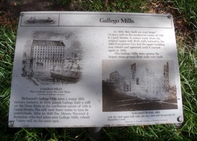 Gallego Mills Marker image. Click for full size.