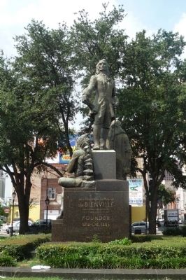 Bienville Monument, north face image. Click for full size.