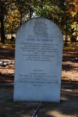 Buford Battleground Marker image. Click for full size.