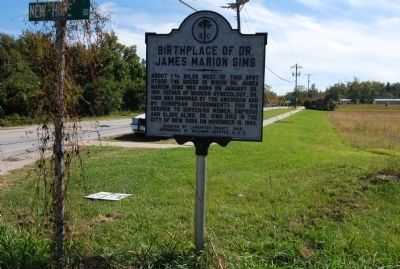 Birthplace of Dr. James Marion Sims Marker image. Click for full size.