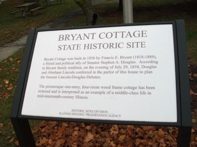Bryant Cottage Marker. Click for full size. Bryant Cottage Marker image. Click for full size.