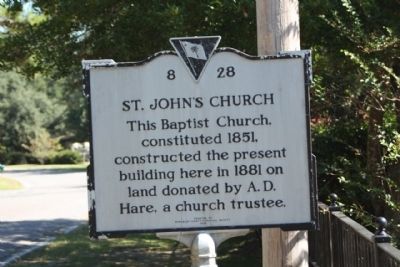 St John's Church Marker image. Click for full size.