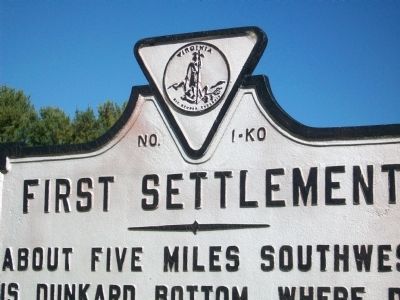 First Settlement Marker image. Click for full size.