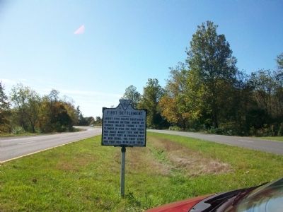 First Settlement Marker. Click for full size. First Settlement Marker image. Click for full size.