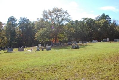 Flat Creek Baptist Church Cemetery image. Click for full size.