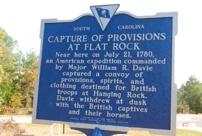 Beaver Creek Skirmish / Capture of Provisions at Flat Rock Marker image. Click for full size.