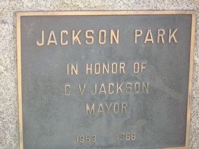 Entrance to Jackson Park. Click for full size. Entrance to Jackson Park image. Click for full size.