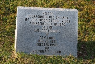 Masonic Lodge marker next to main marker image. Click for full size.