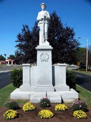 Cherokee County Confederate Monument -<br>North Side image. Click for full size.
