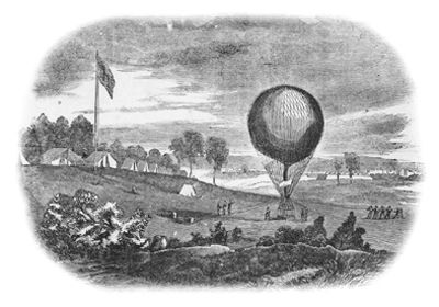 Lowe's Enterprise in Harper's Weekly (1861) image. Click for full size.