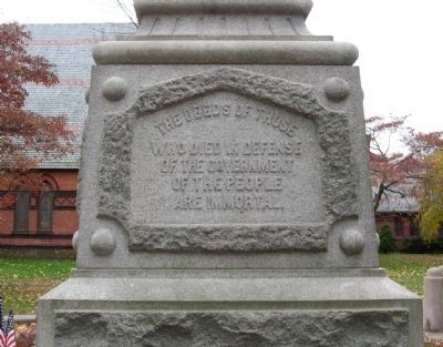 Naugatuck Soldiers' Memorial image. Click for full size.