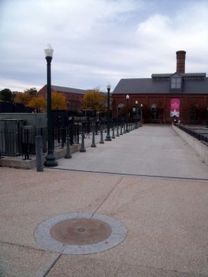 Haxall Headgates and the American Civil War Center at Historic Tredegar. Click for full size. Haxall Headgates and the American Civil War Center at Historic Tredegar image. Click for full size.