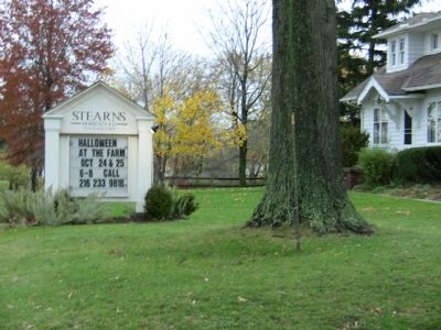 Stearns Homestead Marker. Click for full size. Stearns Homestead Marker image. Click for full size.