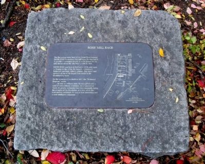Ross' Mill Race Marker image. Click for full size.