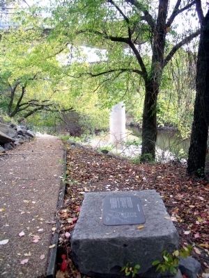 Ross' Mill Race Marker. Click for full size. Ross' Mill Race Marker image. Click for full size.